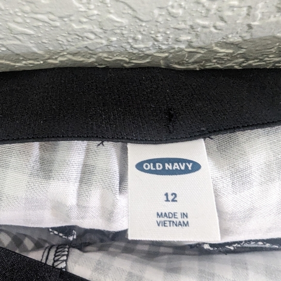 NWT Old Navy Black and White size 12 pants - Picture 7 of 7